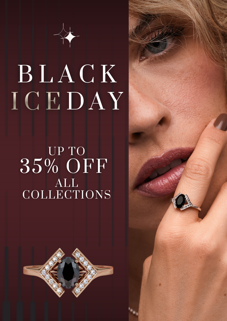 Black Ice Wedding Bands