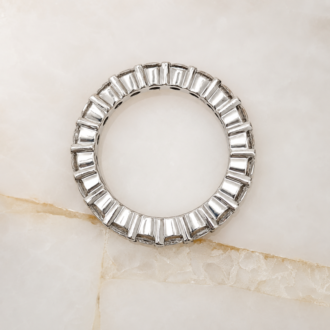 2.48 Carats Natural Round Diamond Wedding Band