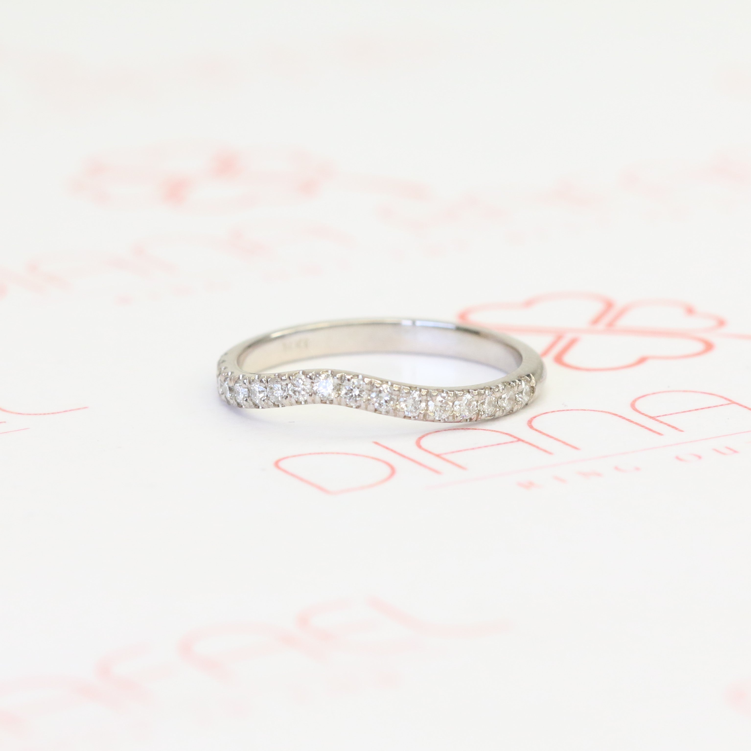 Soleil - Half Eternity Natural Round cut Diamond Wedding Band