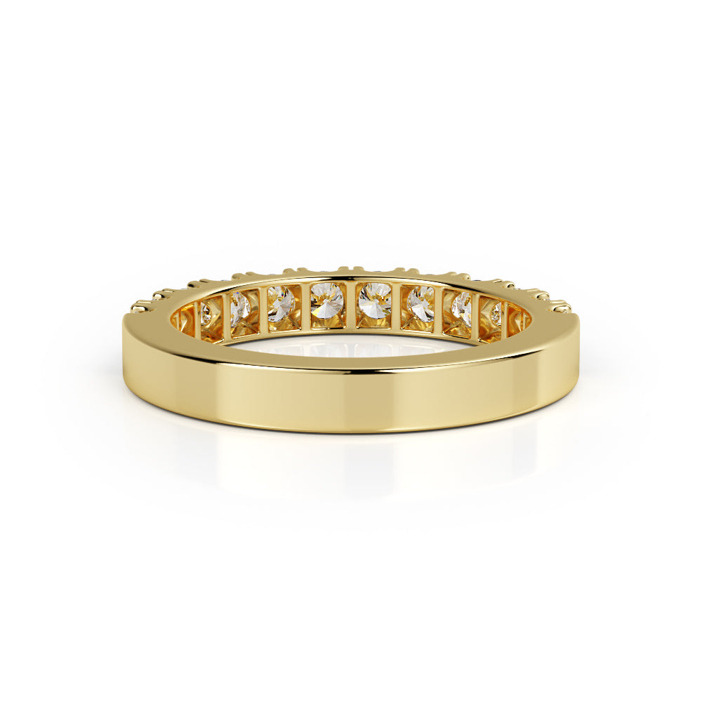 Natural Mystic Eternity Band Natural Round cut Diamond Wedding Band