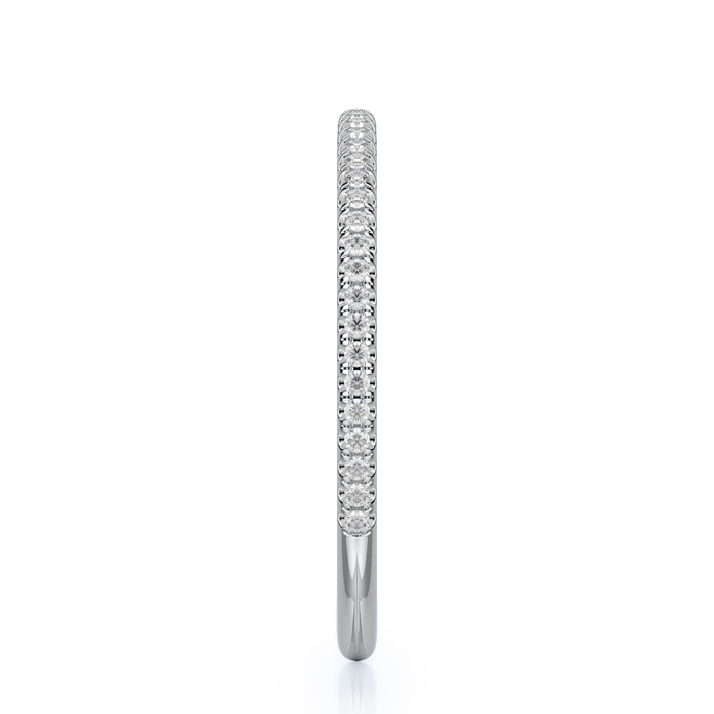 Saule - Eternity Natural Round cut Diamond Wedding Band
